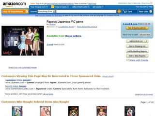 Illustration for article titled Amazon Drops Rape Simulation Video Game